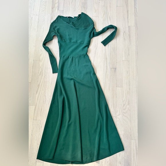 Zara green dress size s - Picture 4 of 6